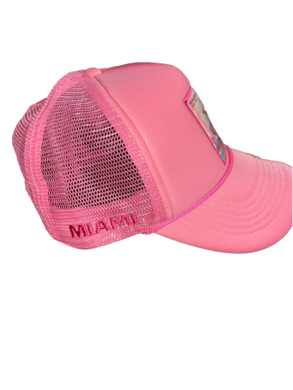 FIFA World Cup 26 Official Miami Trucker Hat One Size Pink Multicolor